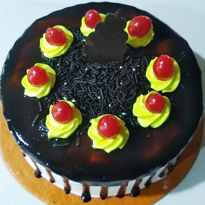 "Round shape Chocolate  Cake -500 Gms (Exotica) - Click here to View more details about this Product